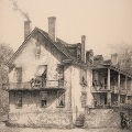 General Lillington’s House New Bern by Louis Orr